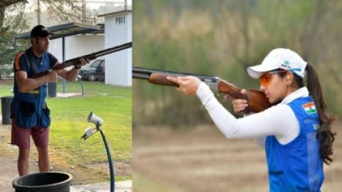 Shotgun World Cup: Skeet shooters Mairaj, Ganemat begin well in Doha Photo credit: NRAI