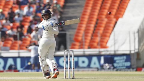 Ahmedabad : Indian batter Shubman Gill walks back to the pavilion after his dismissal during the thi