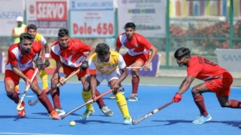 Sr Men's Inter-Department Nationals: Services beat CAG to confirm place in quarters