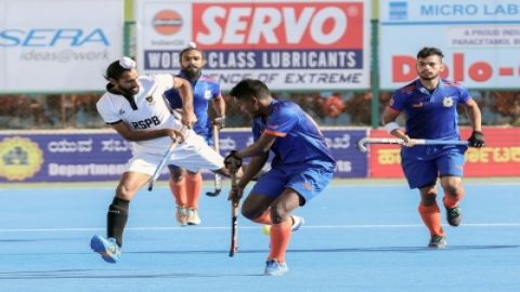Sr Men's Inter-Department Hockey: RSPB, FCI, PSPB, Canara Bank register win.