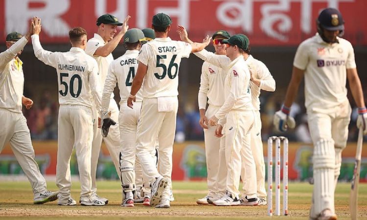 TEAM INDIA ALL OUT FOR 109 RUNS IN FIRST INNINGS IN THIRD TEST VS AUSTRALIA
