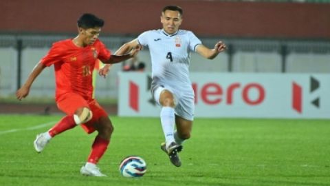 Tri-nation football: Myanmar, Kyrgyz Republic play out 1-1 draw