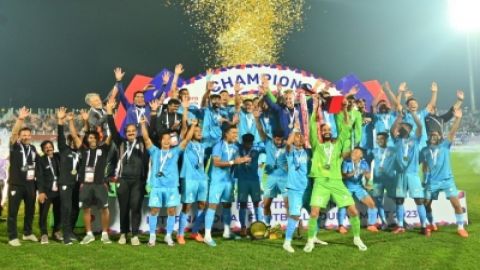 Tri-Nation football tournament: India crowned champions after 2-0 win over Kyrgyzstan