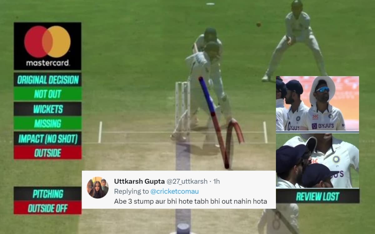 Cricket Image for '3 स्टंप ओर होते...' रोहित शर्मा ने लिया बेहद खराब रिव्यू, VIDEO देख भड़के फैंस