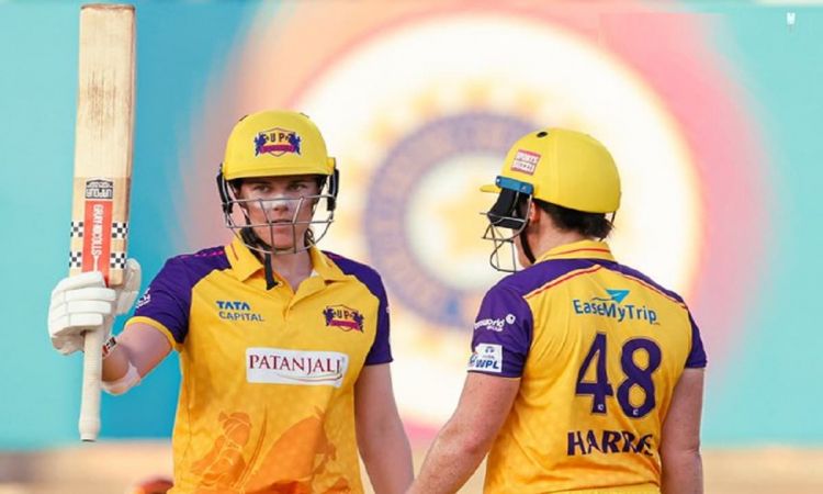 Harris, McGrath shine as UP Warriorz book play-offs berth with 3-wicket win over Gujarat Giants