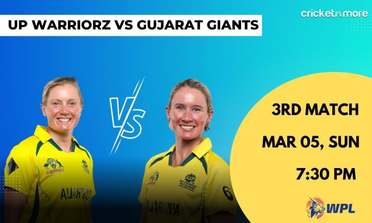 Cricket Image for UP Warriorz vs Gujarat Giants, 3rd Match WPL 2023 – UP-w vs GG-w Cricket Match Pre