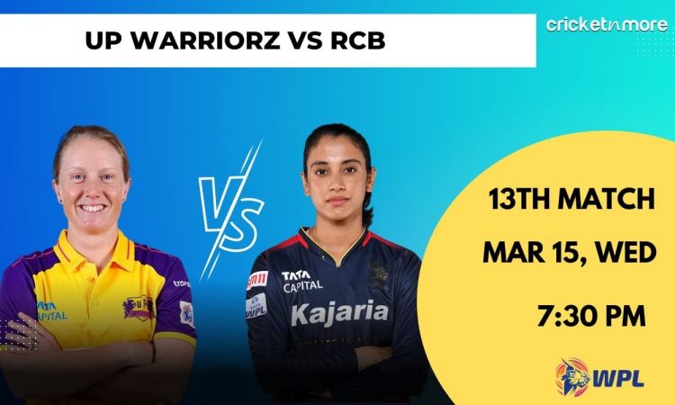 Cricket Image for UP Warriorz vs Royal Challengers Bangalore, 13th Match WPL 2023 – UP-w vs RCB-w Cr