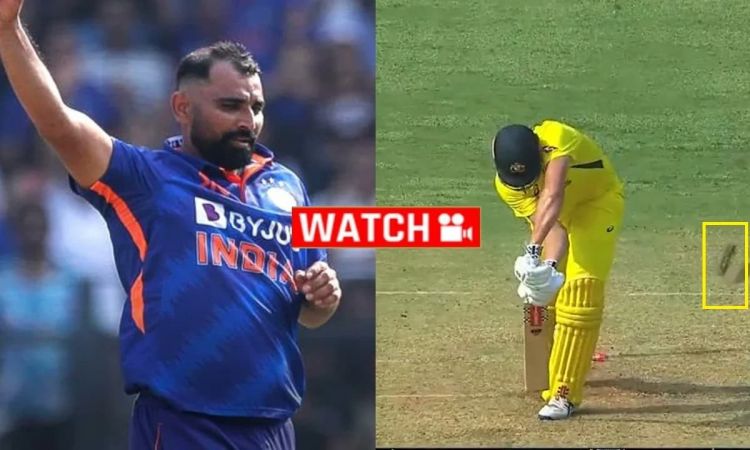 Watch Mohammed Shami Bowled Cameron Green Ind Vs Aus 1st Odi