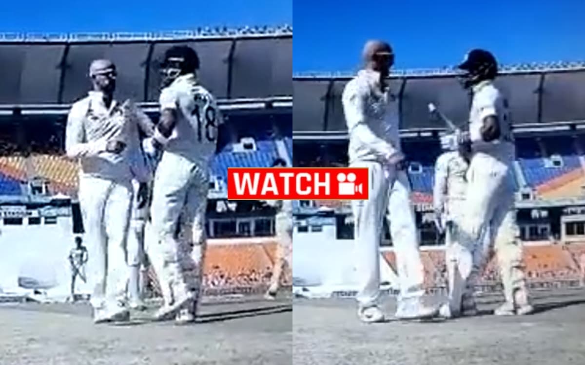 Cricket Image for Virat Kohli vs Nathan Lyon: आपस में भिड़े लियोन और विराट, आंखों में आंखें डालकर हु