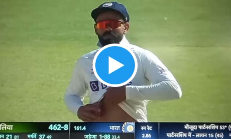 टीम-मैन विराट कोहली, पसीने से चमकाते रहे लाल गेंद; देखें VIDEO