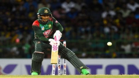 Wicketkeeper-batter Mushfiqur Rahim slams the fastest century by a Bangladesh batter in ODIs