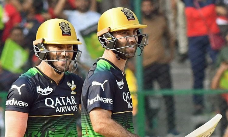 IPL 2023: Faf, Maxwell Hit Fifties Before Late Strikes From RR Bowlers Restrict RCB To 189/9