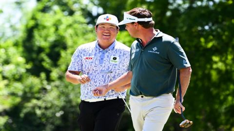 Golf: Im sparkles as he and partner Mitchell stay in hunt at Zurich Classic of New Orleans