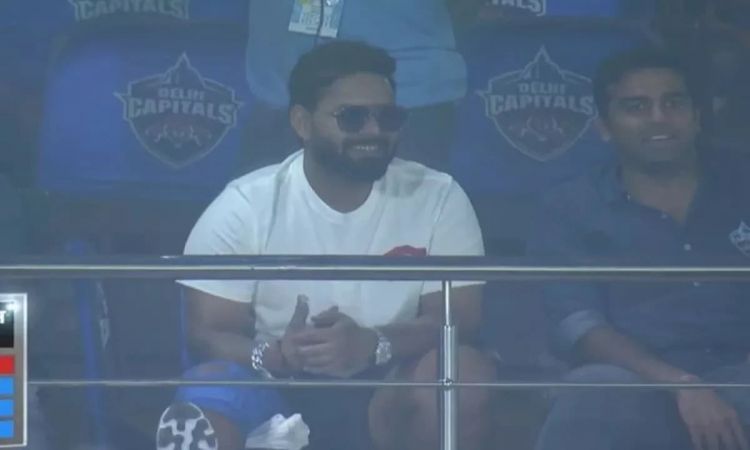 IPL 2023: Rishabh Pant Cheers Delhi Capitals From The Stands Seen In The Field For The First Time Af
