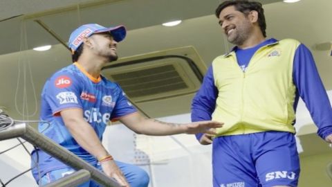  IPL 2023: Ahead of Cricketing El Clasico, MS Dhoni meets with Rohit Sharma, Ishan Kishan!