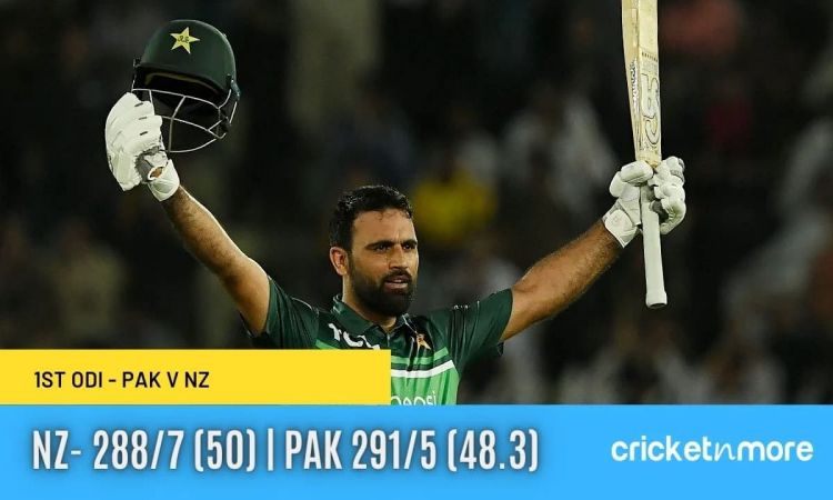 Fakhar Zaman Stars As Pakistan Beat New Zealand By Five Wickets In 1st ODI