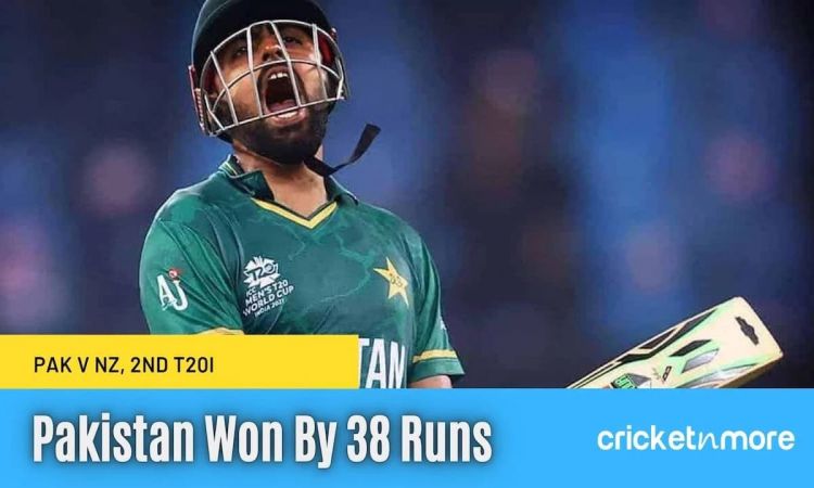 Azam And Rauf Star In Pakistan's T20 Win Over New Zealand In 2nd T20I!