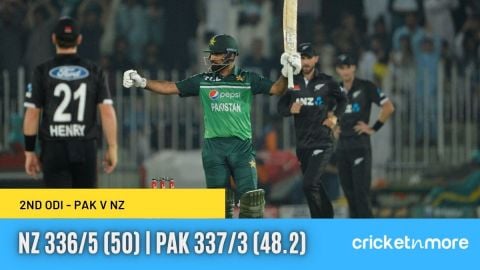 Pakistan vs New Zealand second ODI Scorecard