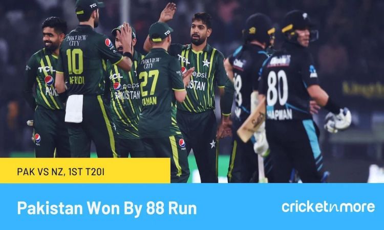 Haris Rauf Stars As Pakistan Beat New Zealand By 88 Runs In 1st T20I