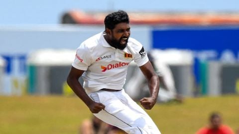 Prabath Jayasuriya Rises To Career-Best 19th Place In ICC Men's Test Bowler Rankings