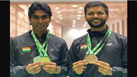 Pramod, Sukant win gold in men's doubles at Brazil Para-Badminton International