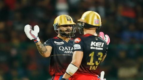 IPL 2023: विराट कोहली-फाफ डु प्लेसिस ने ठोके तूफानी पचास,RCB ने मुंबई इंडियंस ने 16.2 ओवर में हराया