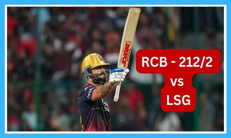 RCB Post 212/2 Against LSG