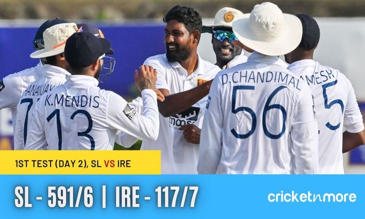 Sri Lanka In Strong Position Against Ireland On Day 2