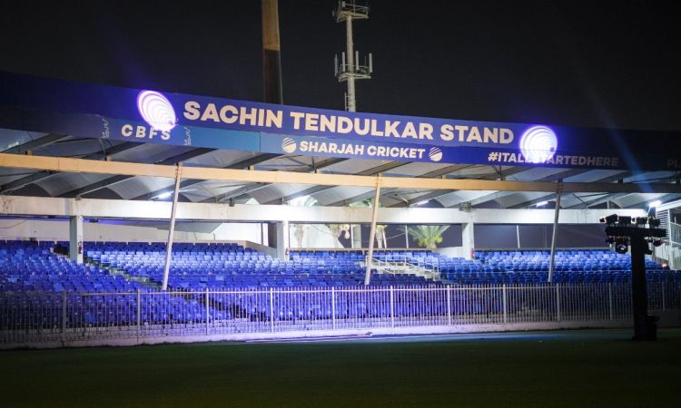Sachin Tendulkar stand unveiled at the Sharjah Cricket Ground!