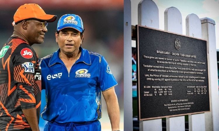Sachin Tendulkar, Brian Lara Honoured At Sydney Cricket Ground