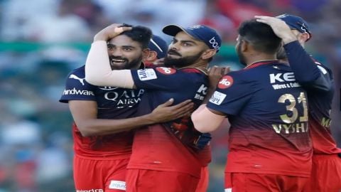 Du Plessis, Siraj shine under Kohli's captaincy as RCB beat PBKS by 24 runs in Mohali!