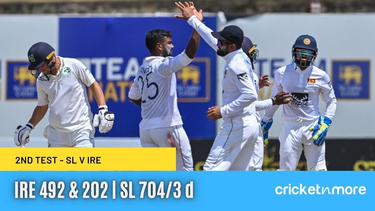 Ireland vs Sri Lanka TEST Live Score at Galle International Stadium