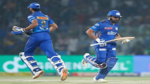 “I really enjoy batting with you”- Tilak Varma tells Rohit Sharma after MI’s win vs DC!