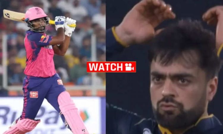 Cricket Image for 6,6,6: बेरहम बने संजू, हैट्रिक लेने वाले राशिद खान को रुलाया; देखें VIDEO