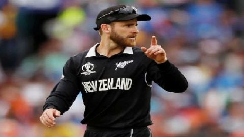 Ahmadabad : GT batter Kane Williamson leaves the ground after getting injured while fielding during 