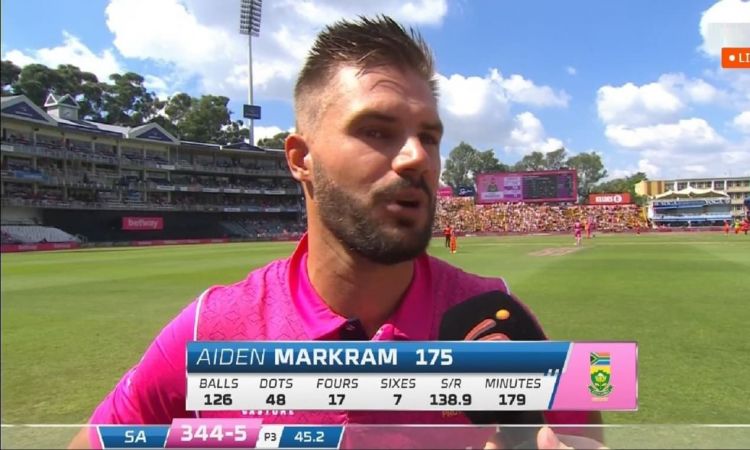 एडेन मार्करम ने तूफानी पारी से की क्रिस गेल के महारिकॉर्ड की बराबरी,24 गेंदों में  ठोके 110 रन