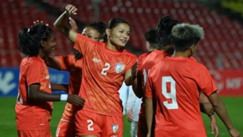 India rout Kyrgyz Republic again; march into AFC Women's Olympic Qualifiers Round 2