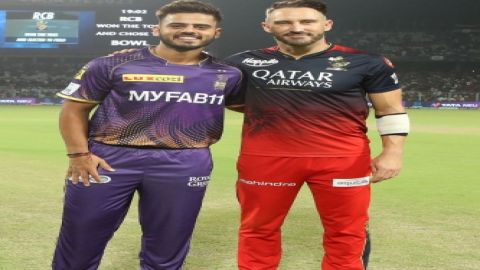 IPL 2023: RCB win toss, elect to bowl first against KKR