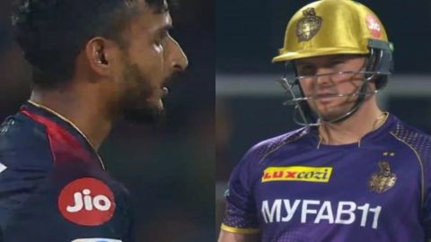 Jason Roy Hit Shahbaz Ahmed For 4 Sixes In One Over Rcb Vs Kkr!