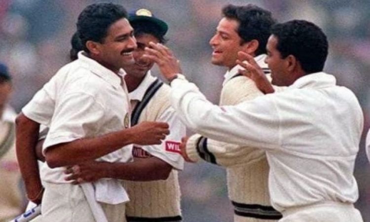 It was one of those special moments, all players came and lifted me: Kumble recalls his historic 10-