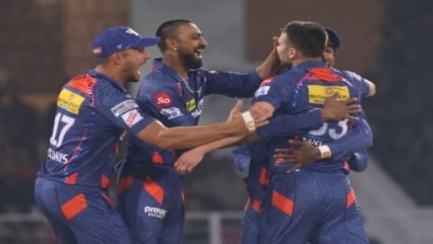 IPL 2023: Mark Wood's fifer, Kyle Mayers' blazing 73 help LSG thrash Delhi Capitals (Ld)