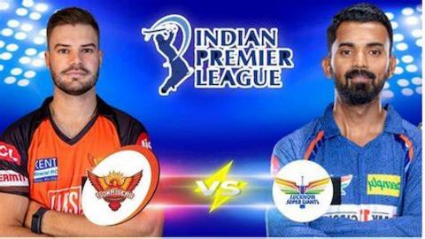 Lucknow : SRH captain Aiden Markram along with LSG captain KL Rahul during the toss of the IPL 2023 