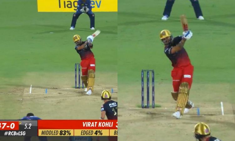 Cricket Image for VIDEO: मार्क वुड की रफ्तार पर भारी पड़ा विराट का स्वैग, देखिए कैसा मारा खड़े-खड़े 