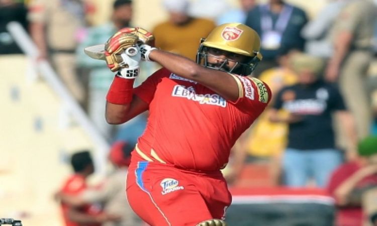 Mohali : PBKS' Bhanuka Rajapaksa bats during the IPL match between Punjab Kings and Kolkata Knight R
