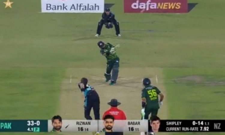Cricket Image for VIDEO: मोहम्मद रिजवान का ये छक्का नहीं देखा, तो बहुत कुछ मिस कर दिया आपने