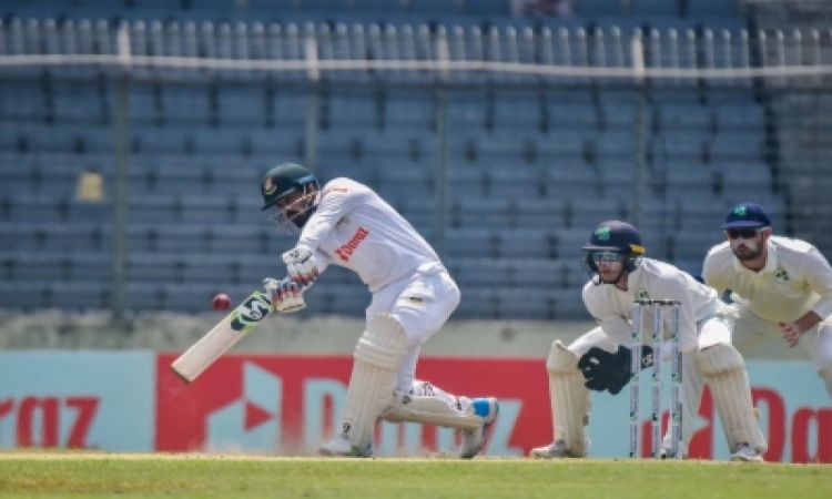 Mushfiqur Rahim stars as Bangladesh defeat Ireland by seven wickets in one-off Test