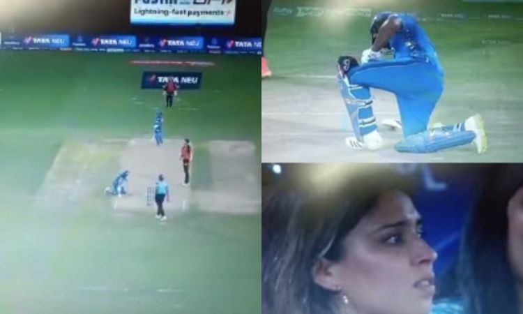Cricket Image for VIDEO: ईशान किशन के रॉकेट शॉट से टकराए रोहित, नज़ारा देखकर रितिका सजदेह की बढ़ी