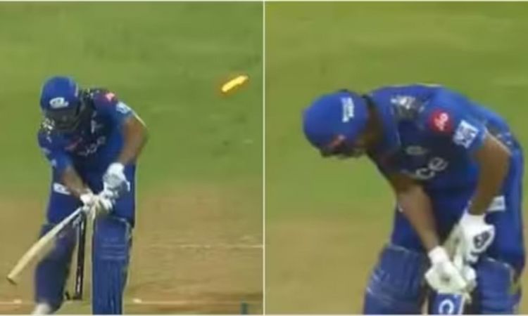 Cricket Image for VIDEO: 'ऐसी हिली गेंद की हिल गए हिटमैन', तुषार देशपांडे के सामने बौने साबित हुए रो