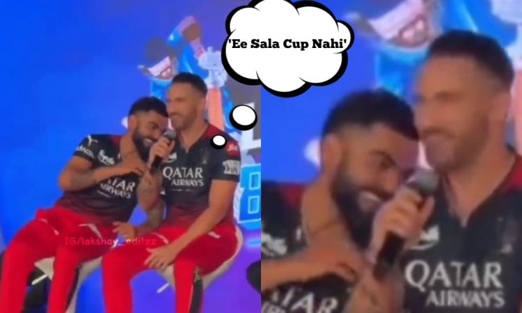 Ee sala cup nahi' - Faf du Plessis wrongly quotes RCB fans' slogan, video  goes viral : The Tribune India