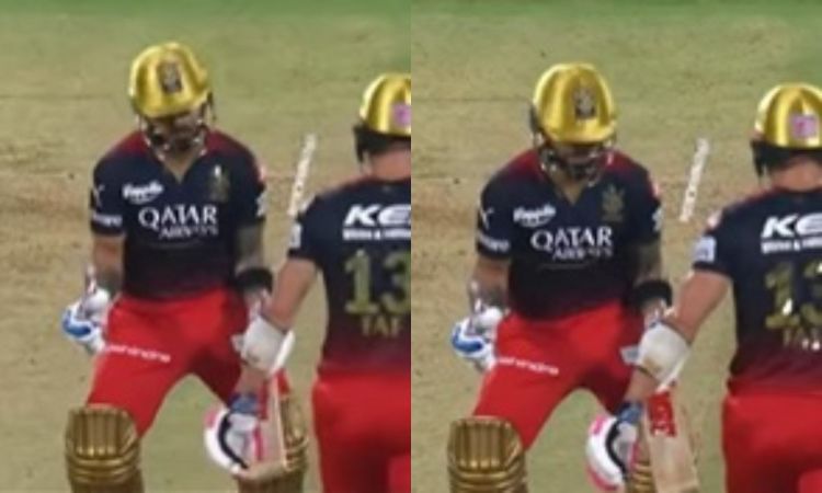 Cricket Image for VIDEO: पिच पर ही डांस करने लगे विराट कोहली. फाफ डु प्लेसिस का शॉट देखकर झूमे